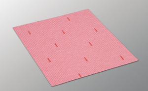 Sienipyyhe 26 cm, punainen