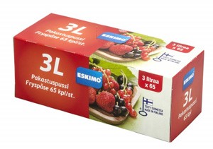 Pakastepussi 3l (65 kpl)