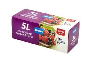 Pakastepussi 5l (50 kpl)