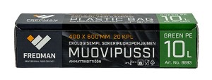 Muovipussi 10 L, elintarv. (20 kpl)