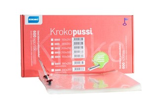 X Krokopussi 150x250mm (600 kpl)