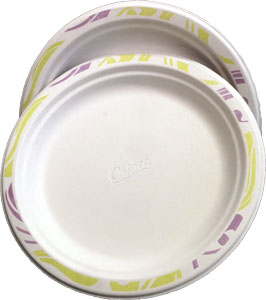 Pahvinen matala lautanen 230 mm