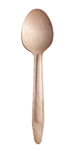Puinen ruokalusikka, kertakäyttö