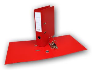 Muovimappi 70 mm, punainen