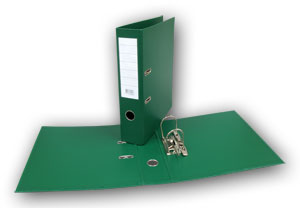 Muovimappi 70 mm, vihreä