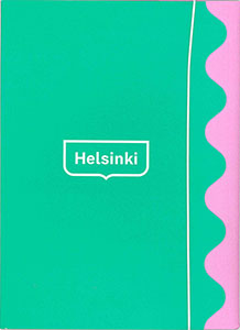 Helsinki-kulmalukkokansio, vihreä/v.pun.