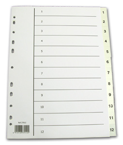 Hakulehdet 1-12 (muovi)