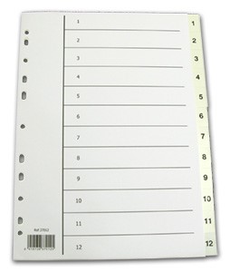 Hakulehdet 1-12 (muovi)