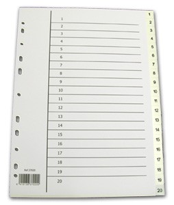 Hakulehdet 1-20 (muovi)