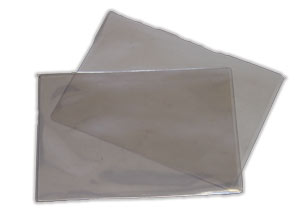 Muovitasku A6, yläreuna auki