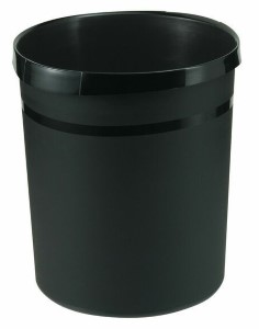 Roskakori 18l muovia, musta