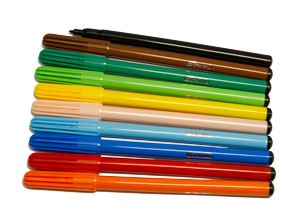 Tussisarja 1mm, 12 värin lajitelma