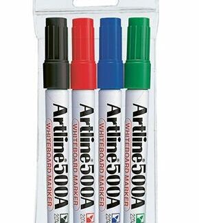 Valkotaulutussi 2 mm, 4 värin sarja Valkotaulutussi 2 mm, 4 värin sarja