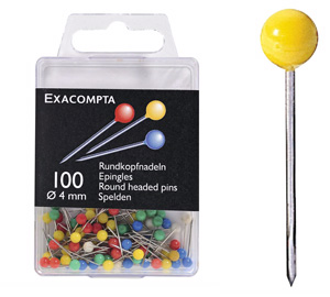 Karttaneula 13 mm, värilajitelma