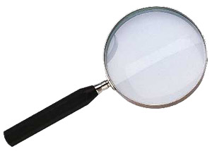 Suurennuslasi halk. 75 mm, varrella