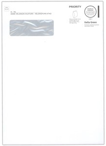 Kirjekuori E4/1.lk (postimaksu maksettu)