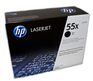 Laserkasetti HP CE255x, musta
