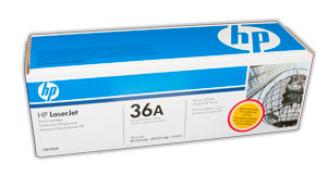 Laserkasetti hp cb436a, musta