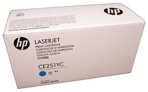 Laserkasetti hp ce251y, cyan