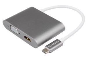 Adapteri USB-C – HDMI/DVI-D/VGA