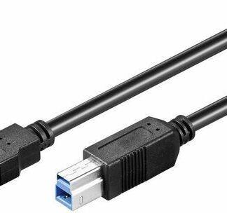 Kaapeli USB-A – USB-B (M/M), 3 m