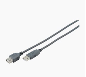 Kaapeli USB-A (M/F), 3 metriä
