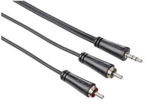 Audiokaapeli (3.5mm – 2 x RCA) 10 metriä