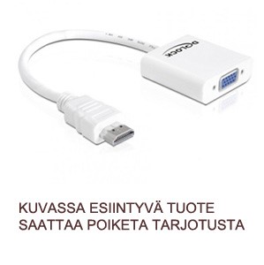 Adapteri HDMI – VGA (M/F), 15 cm