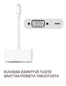 Adapteri Apple Lightning – VGA (M/F)