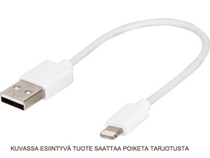 Kaapeli Apple Lightning – USB-A, 15 cm