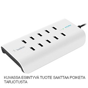 USB-latausasema 10 x TYP A