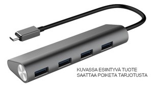 USB-Hubi, 4 x USB-A / USB-C (3.0)