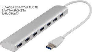 USB-Hubi, 7 x USB-A (3.0)