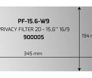 Tietoturvasuoja 15,6″ (345 x 194 mm)