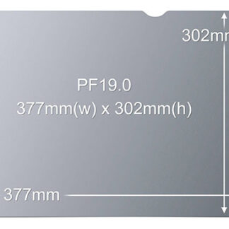 Tietoturvasuoja 19″ (377 x 302 mm)