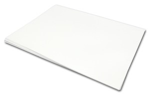 Kartonki 50 x 70 cm, valkoinen