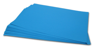 Kartonki 50 x 70 cm, kirkas sininen