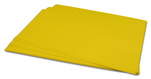 Kartonki 50 x 70 cm, keltainen
