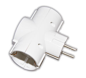 Haaroituspistorasia 3-osainen