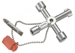 Sähkökaappiavain Knipex 7-os. 110351