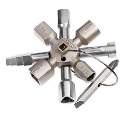 Laitekaappiavain Knipex 15-os. 00110