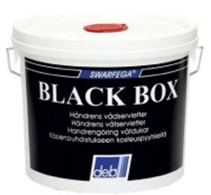 Puhdistuspyyhe Black Box käsille 150 kpl