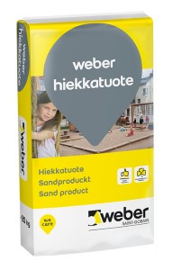 Puhallushiekka Weber 0,1-0,6 mm, 20 kg