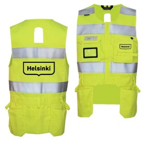 Helsinki Palosuoja riipputaskuliivi M