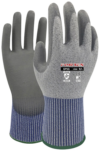 Viiltosuojakäsine C PU Fortes GP5G, 9