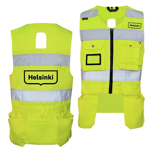 Helsinki Riipputaskuliivi Hi-Vis LK2 XL