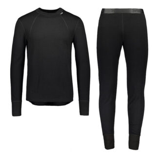 Lämpökerrasto merinovilla musta XXL