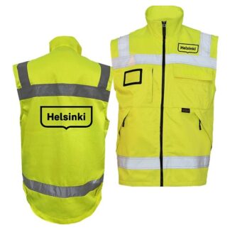 Helsinki Huomioliivi taskuilla LK2, XS