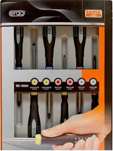 Ruuvitalttasarja Bahco Ergo BE-9886 6-os