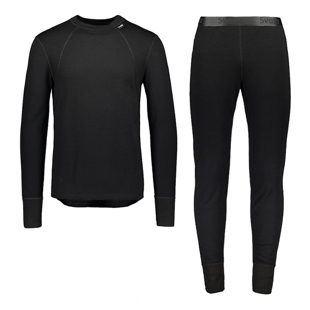 Lämpökerrasto merinovilla musta 3XL